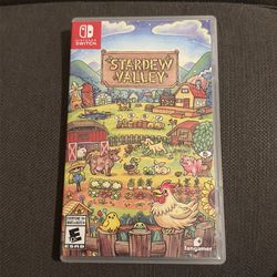 Stardew Valley Nintendo switch game