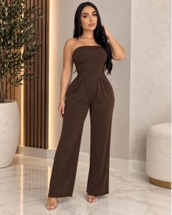 Chocolate jumpsuit (small-medium)