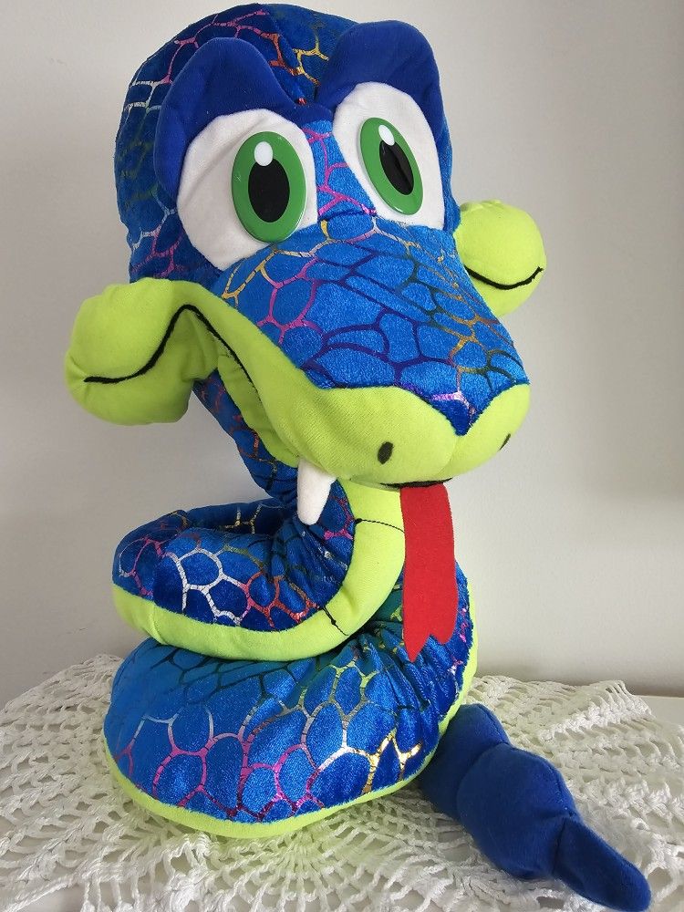 $5.00 - Large Plush Snake, Colorful! PICKUP THIS SATURDAY AT THE WOODLANDS IN MORROW COMMUNITY GARAGE SALE!