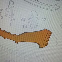 2012 Honda CRV Front bumper cover