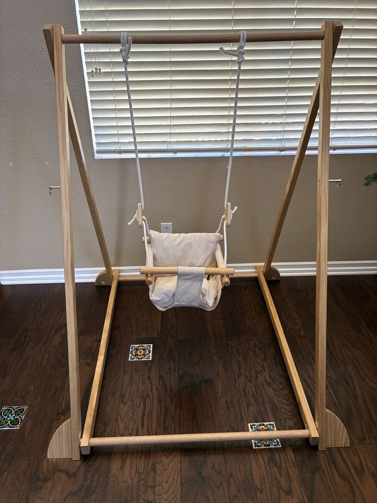 Wooden Baby Swing