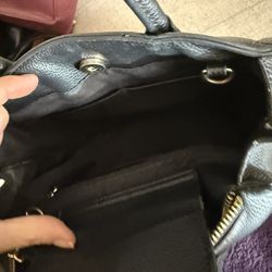 Aldo Black Leather Pocket Book