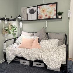 Black Daybed Frame Twin&Full 