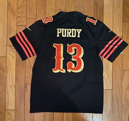 Black 49ers purdy rivalry jersey