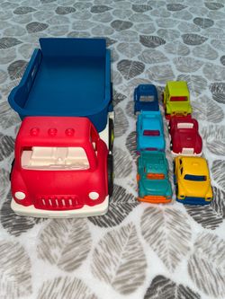 B. toys boy Car Carrier Truck & 6 Cars