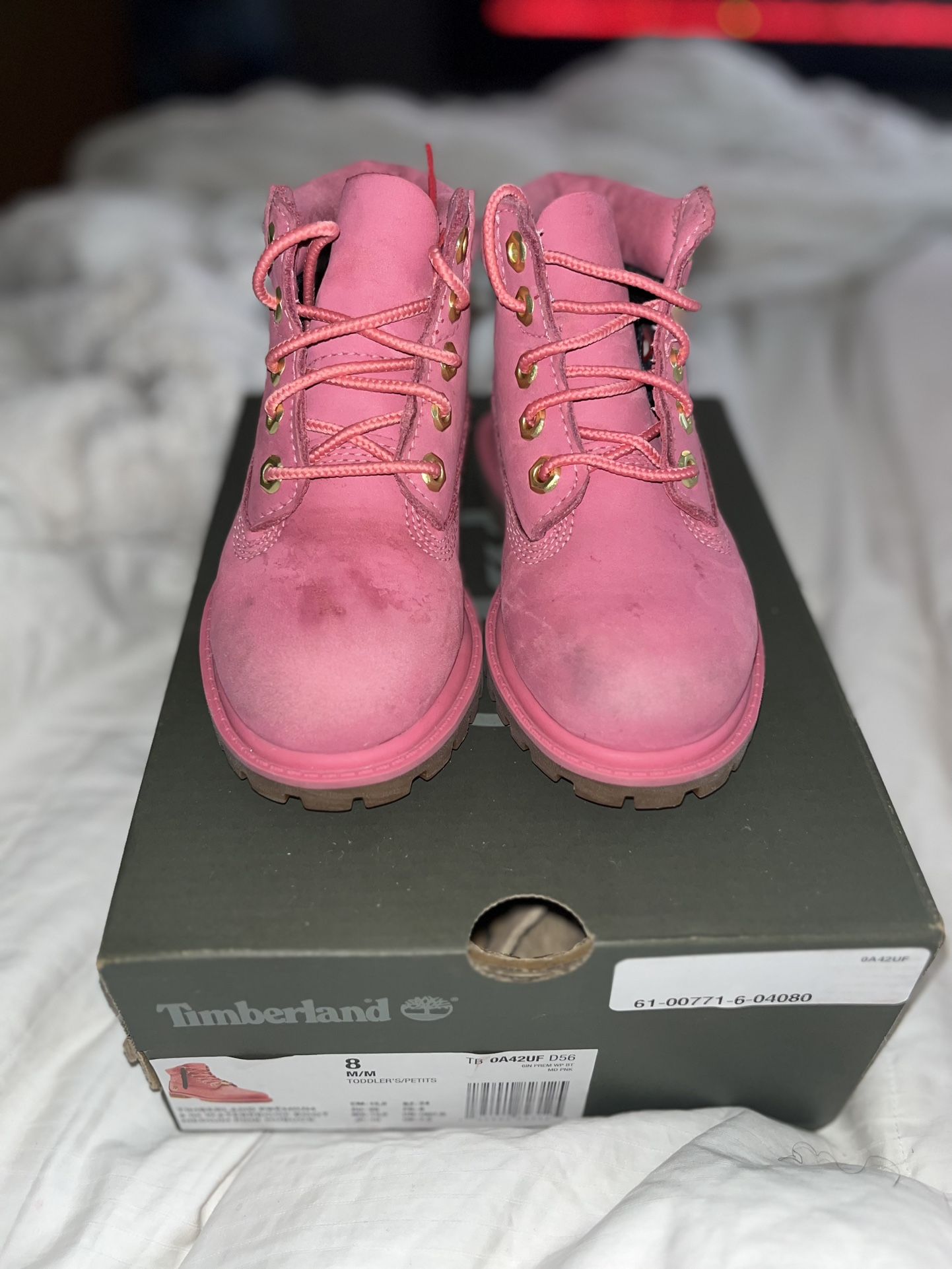 TIMBERLAND BOOTS (PINK)