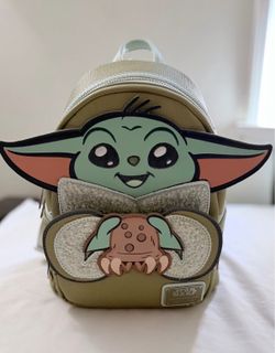 New Loungefly Grogu Mini Backpack + FREE Grogu Duffel Bag