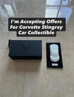 Chevrolet Corvette Stingray Shape Car Collectible Toy (PickUp Today)