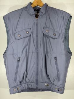80's Vintage Tyrolia by Head Men’s M Ski Vest Blue Insulated Full Zip Gorpcore