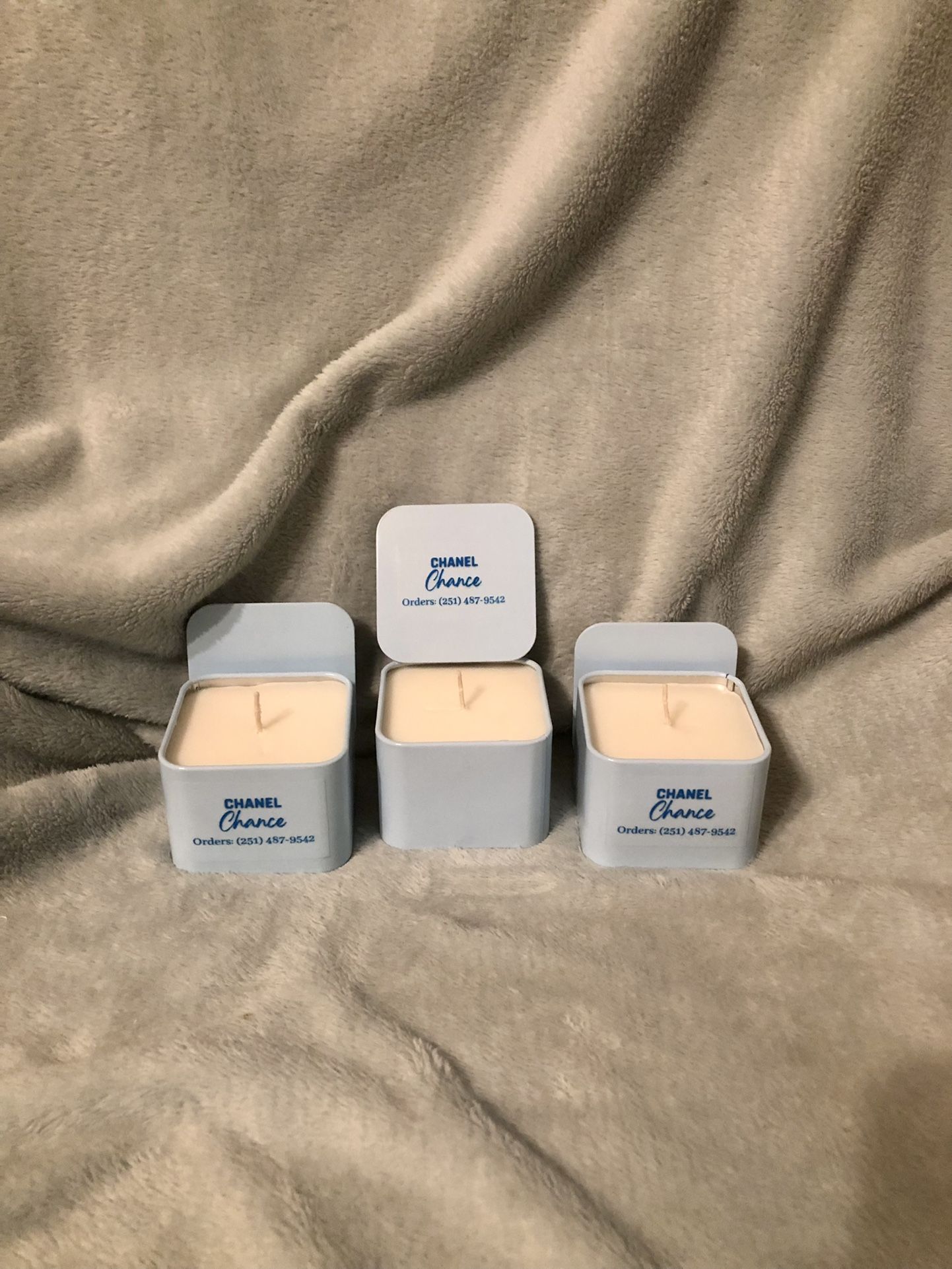 3 Chanel Chance Scent Candles