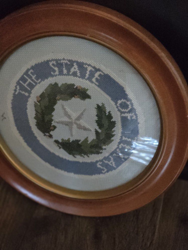Vintage "The State Of Texas Picture 