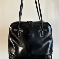 vintage patent leather purse