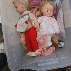 Dolls nick nacks toys records