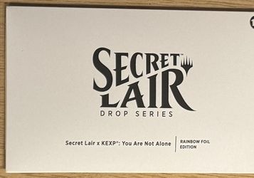 MTG KEXP: You Are Not Alone Rainbow Foil Sealed