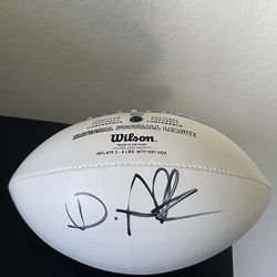 De’Von Achane Autographed Football Miami Dolphins RB