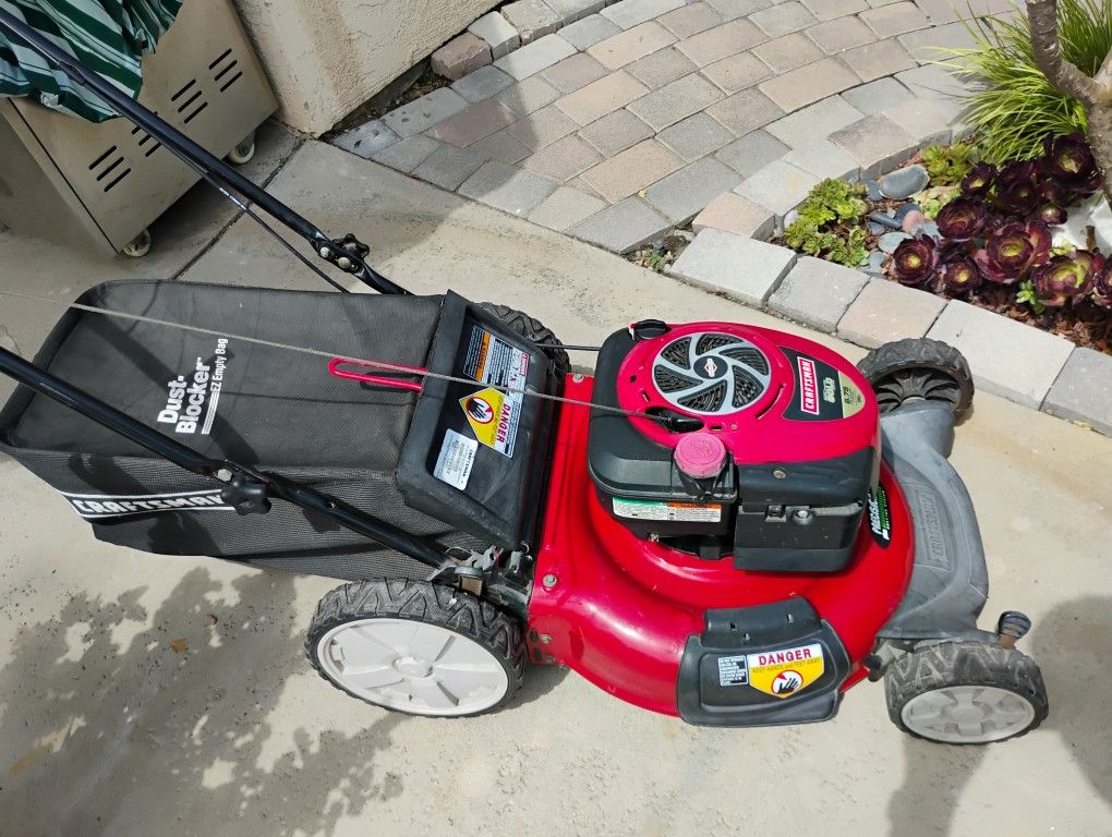 LAWN MOWER, CRAFTSMAN, 190cc, BRIGGS & STRATTON GOLD 6.75 ENGINE SERIES ...