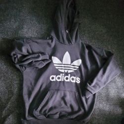 Kids Black Adidas Hoodie 