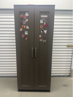 Dark Gray Wardrobe / Storage Cabinet