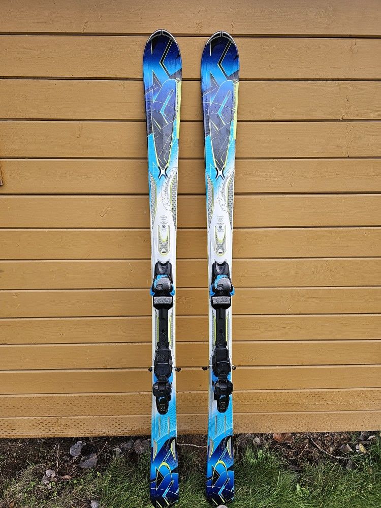 K2 AMP Aftershock Skis 174cm + Bindings