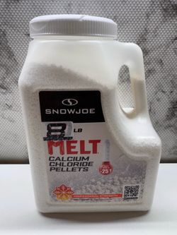Snow Joe Calcium Chloride Pellets Professional Strength Ice Melter 8 Lbs. New