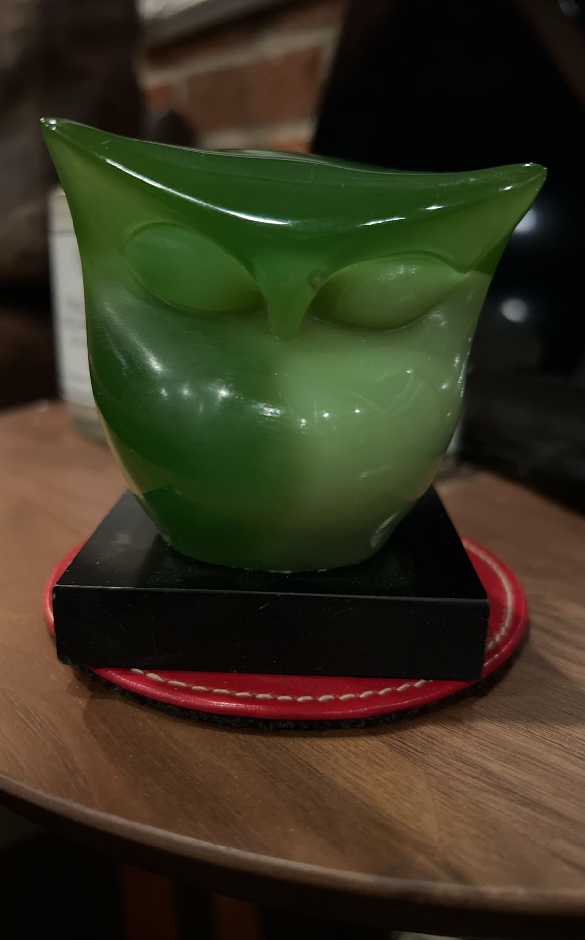 Wony Jade Lucite Owl