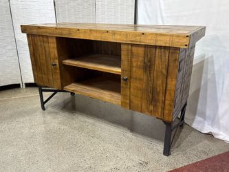 EMERALD HOME Chandler Rustic Wood Sofa Table