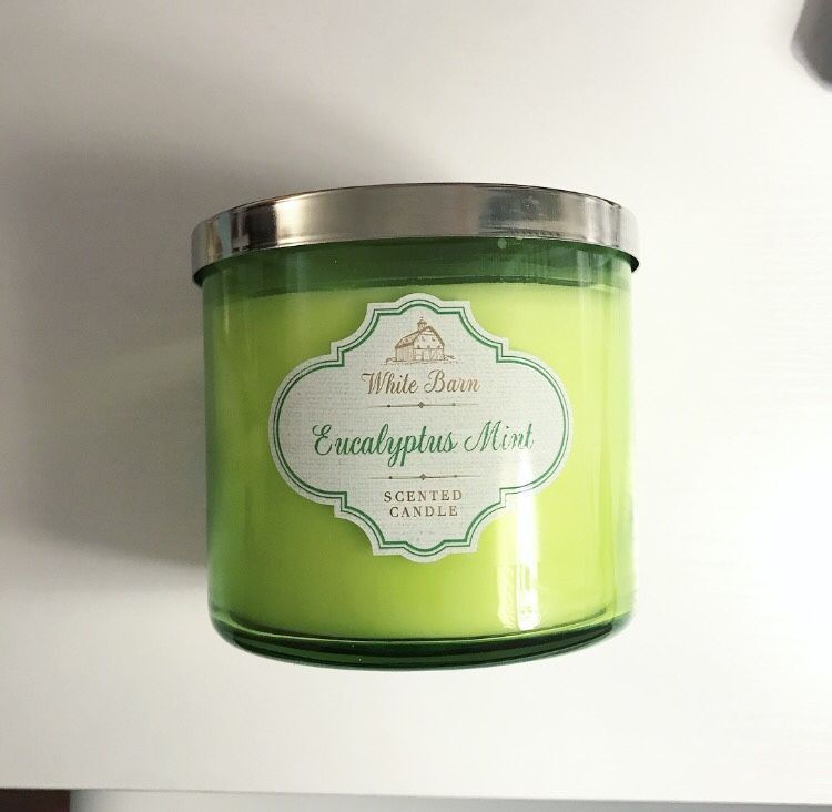 Candle Bath and Body Works Eucalyptus Mint Three Wick