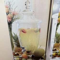 2 Gallon Glass Beverage Jar