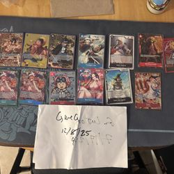 One Piece Cards -check Description For What’s Claimed