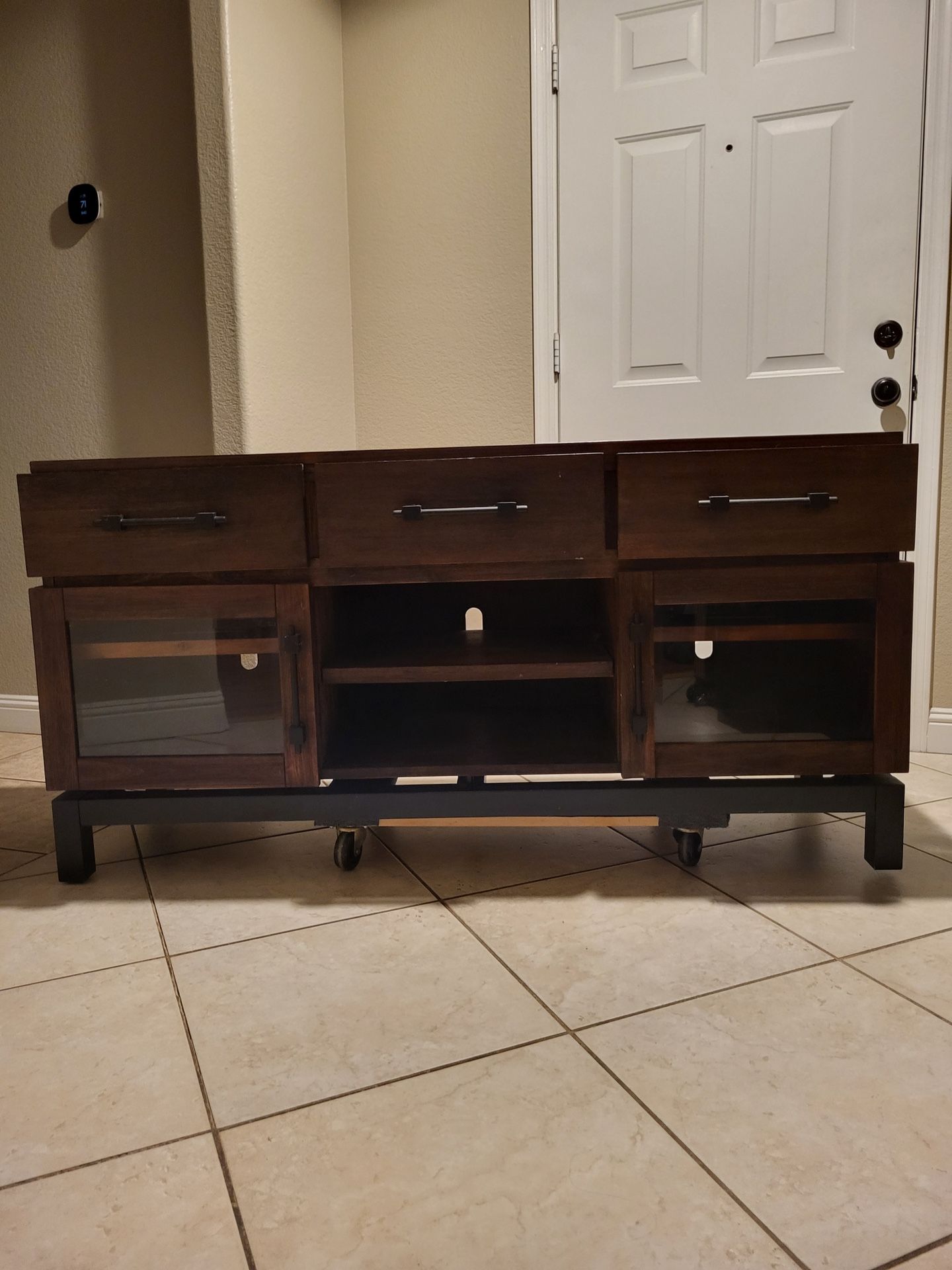 TV Console / TV Stand / Dark Wood