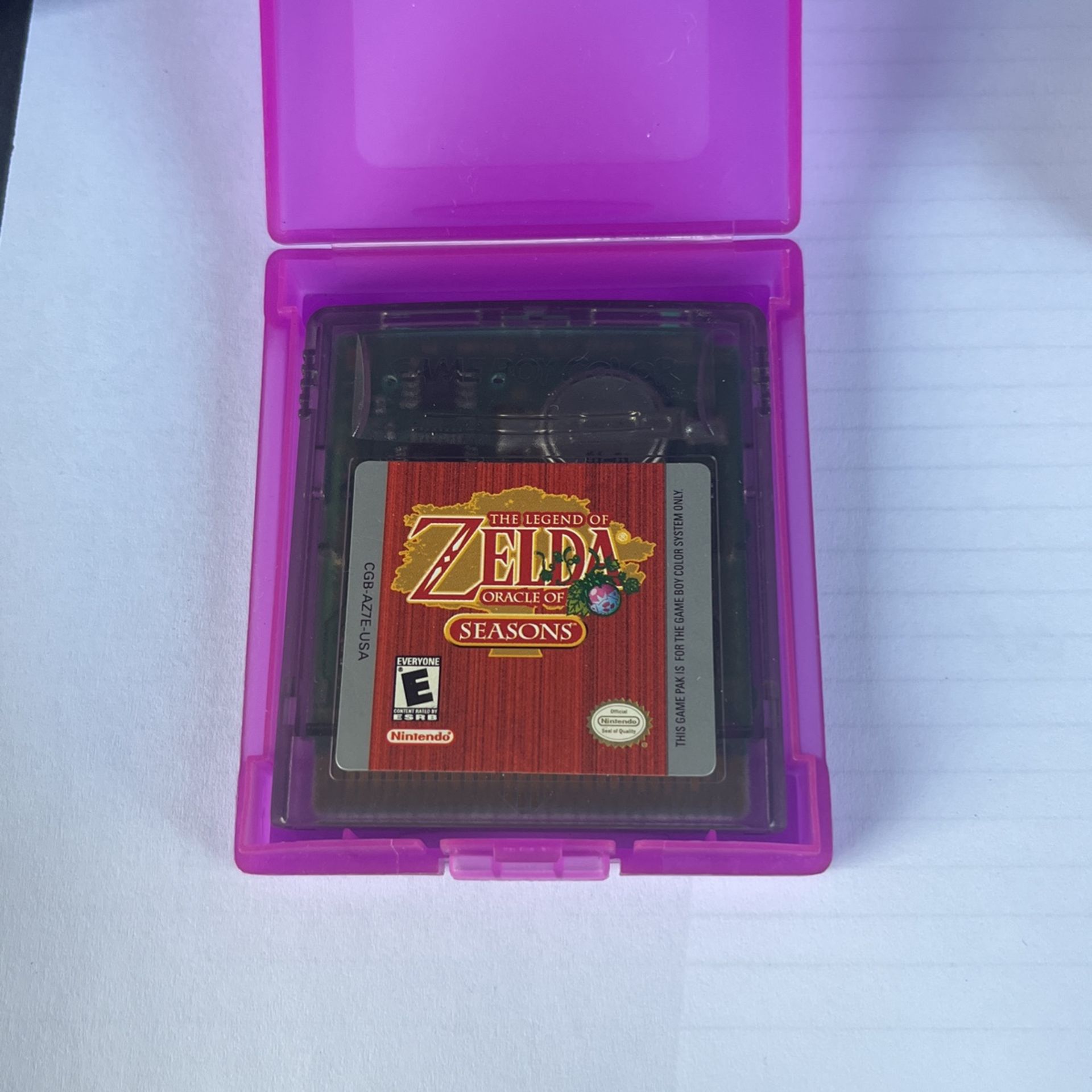 The legend of Zelda Oracle of Seasons