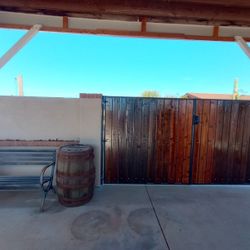 Rv Gate 12' Stained And Sealed