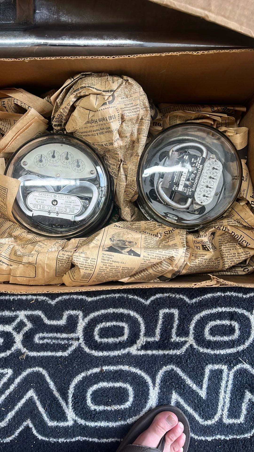 Vintage Electrical Meters