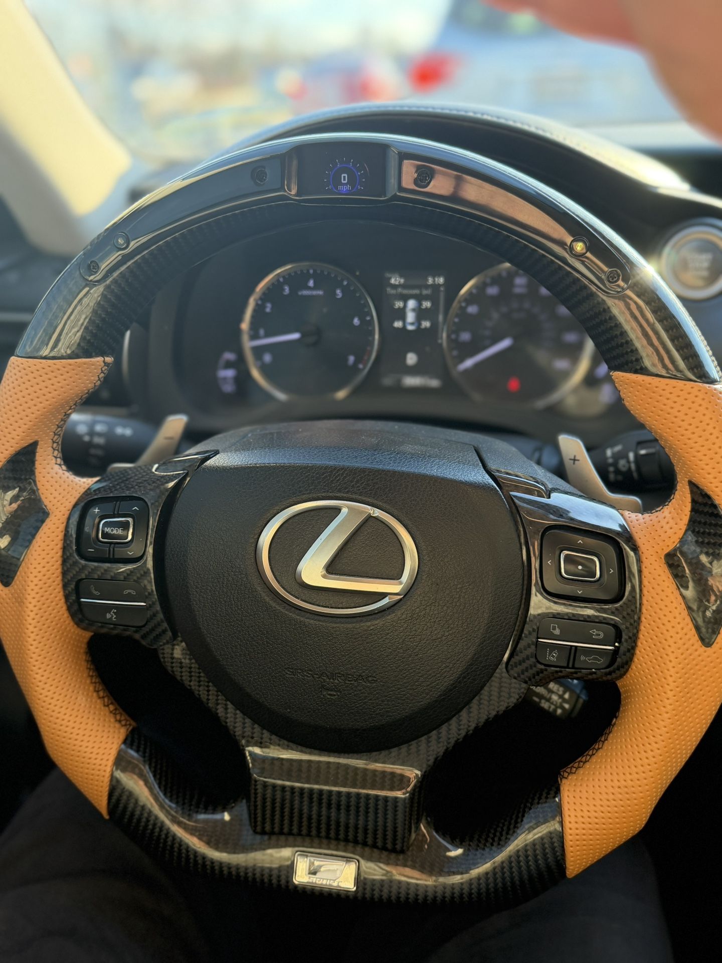 2017-2020 Lexus Is 300-350 Carbon Fiber Steering Wheel