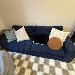 Blue Velvet Couch