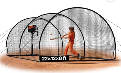 VEVOR Baseball Batting Cage Spacious Training Zone