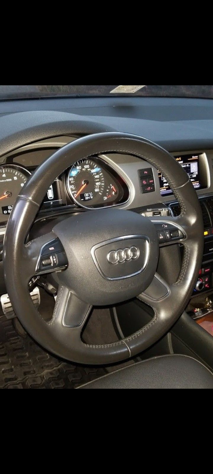 2013 Audi Q7 Steering Wheel W/Airbag