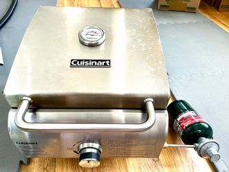 Moving Sale! Cuisinart Portable Stainless Steel Propane Gas Grill (CGG-180T) - Great Condition