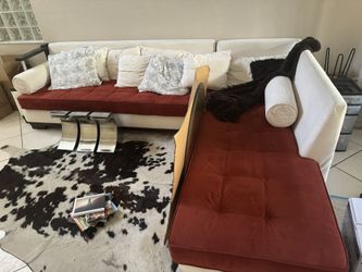 Cream Terracota Sectional Sofa 