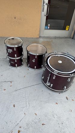 4 piece pearl export drum kit