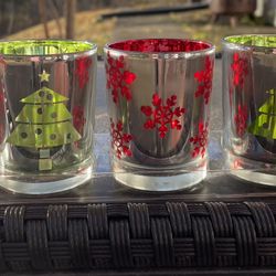  Christmas Votive Candle Holders: Christmas Tea Light Candle Holder Set of 5.
