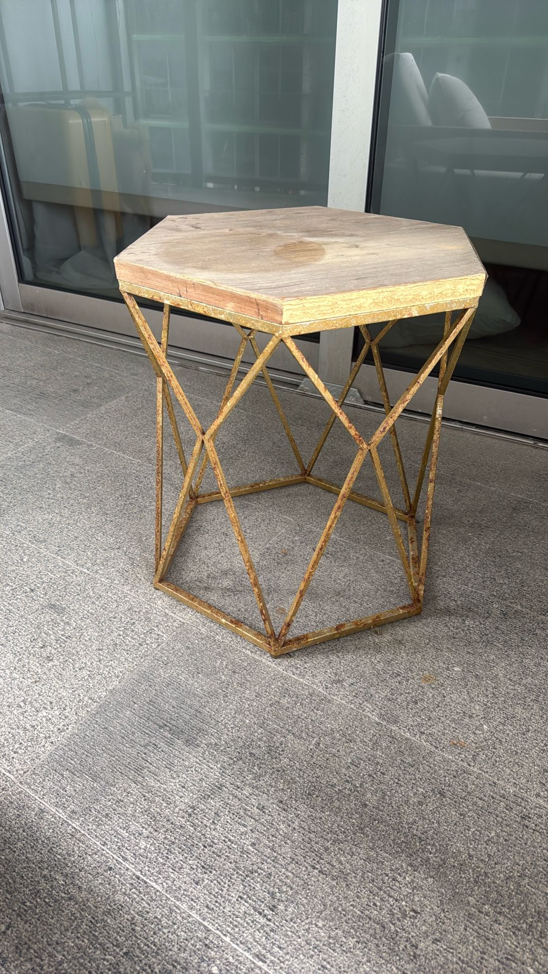 Hexagon Side Table
