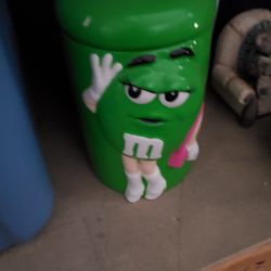 Green M&m Cookie Jar