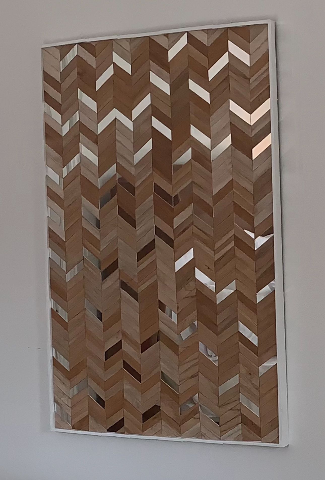 Wood/Mirror Wall Art