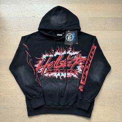 Black And Red Hellstar Hoodie