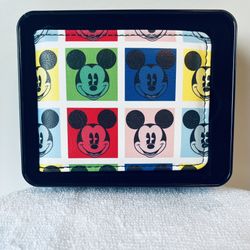NIB Buckle-Down Men's Bi-fold Wallet -  Disney Mickey Mouse Multicolor Squares