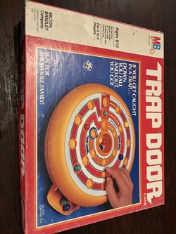 Trap Door board game vintage Milton Bradley