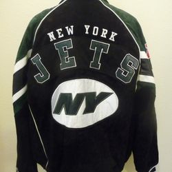 New York Jets NFL Vintage Suede Jacket