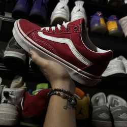 Red vans Size 5 men’s