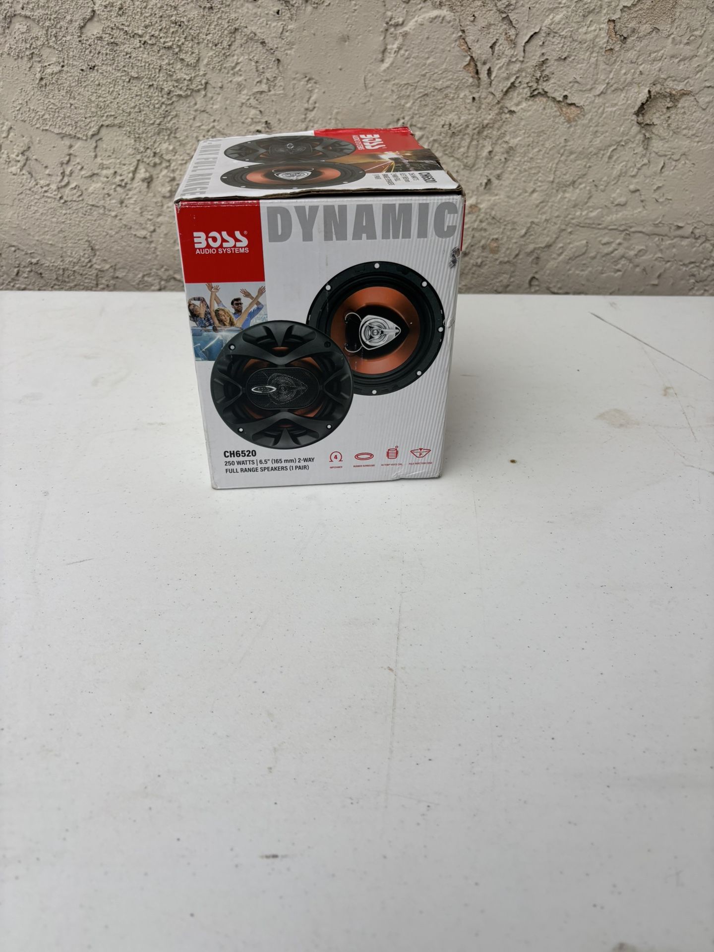 New 6.5 INCH BOSS Audio System CH6520 Car Black Speakers NIB